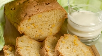 Рецепт бездрожжевого кукурузного хлеба «Тройной заряд»